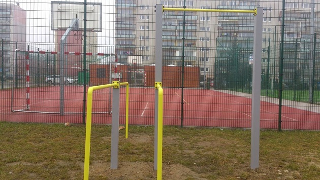 Moduły konstrukcji parku Street Workout